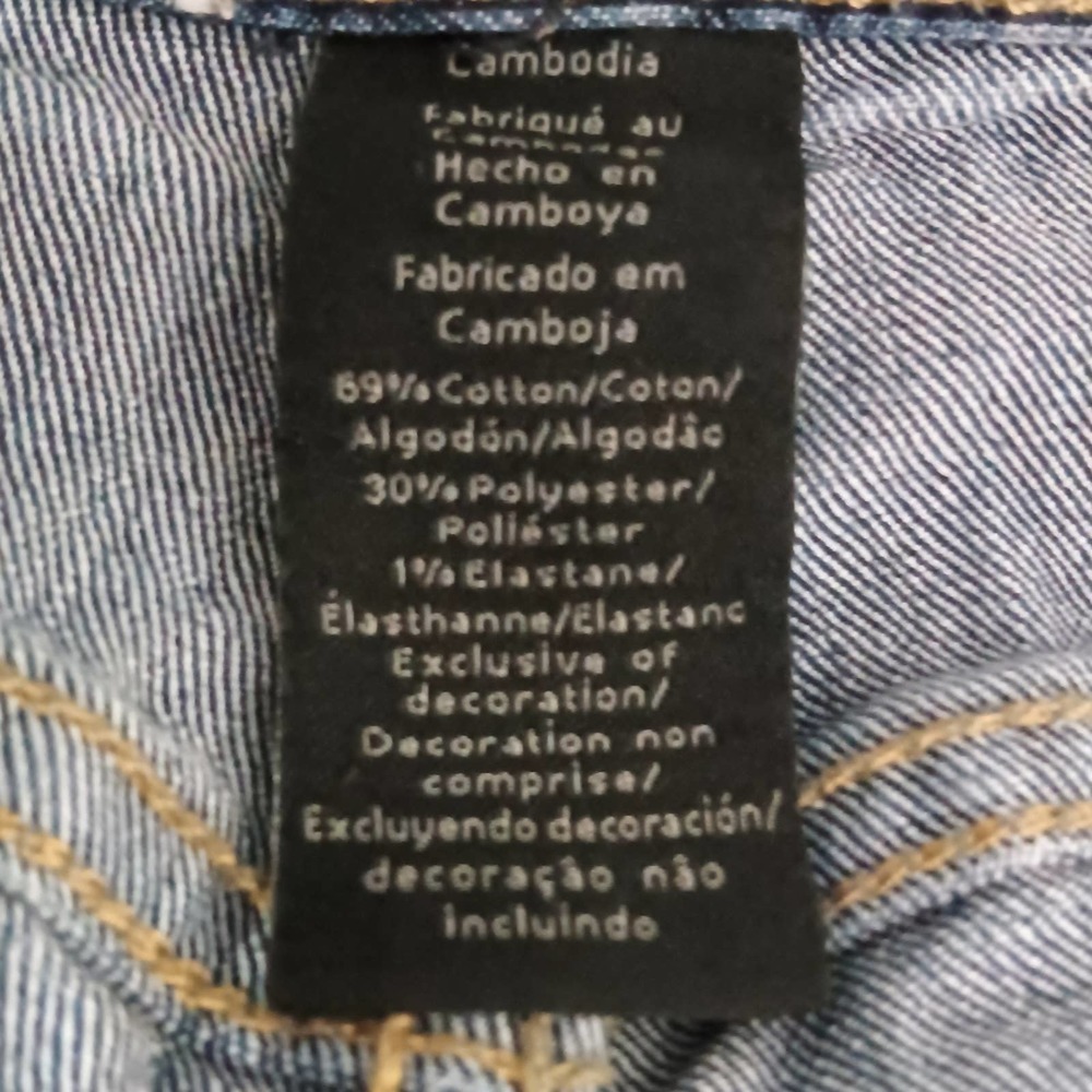 CALVIN Klein Women's Flare Jeans Blue Denim Medium Wash Low Rise Bootcut Sz 4 - Picture 7 of 10